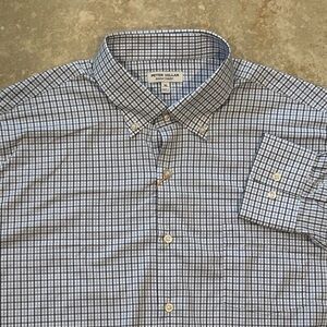 Peter Millar Chelan Performance Twill Shirt Men XL